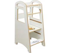 Skyline Tour debout et d'apprentissage Bébé à partir de 1 an Montessori Learning Tower Réglable en hauteur Tabouret marchepied Enfants Meubles d'intérieur Chambre d'enfants Tabouret marchepied Cuisine