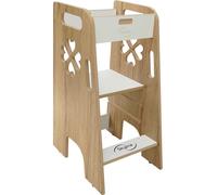 Skyline Tour debout et d'apprentissage Bébé à partir de 1 an Montessori Learning Tower Réglable en hauteur Tabouret marchepied Enfants Meubles d'intérieur Chambre d'enfants Tabouret marchepied Cuisine
