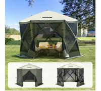 VEVOR Tente de jardin Pavillon pliable Tente de réception Popup Tente 6 personnes 3,05x3,05x2,29m