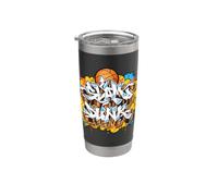 Slam Dunk Basketball Graffiti Style Illustration Graphique Gobelet isotherme en acier inoxydable double paroi