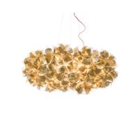 Slamp Clizia Suspension 130 Mama non Mama Pendelleuchte, or, câble rouge