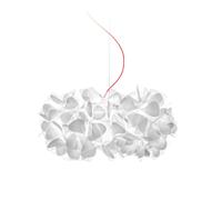 Slamp Lampe suspension Clizia Mama non Mama – Blanc, câble rouge