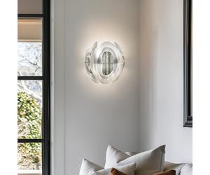Slamp Fiordlys Applique murale, E14, FRDWM00SLV00000000EU,