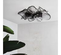 SLAMP lampe murale applique ou lampe de plafond plafonnier LA BELLE ÉTOILE ETOILE BLACK (Black - Cristalflex®)