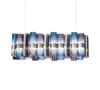 SLAMP lampe à suspension LA LOLLO LINEAR LARGE (Gradient - Cristalflex® / Lentiflex®)