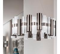Slamp La Lollo Suspension L Pendelleuchte, Pewter