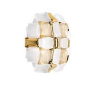 Mida Applique Murale Blanche/Or