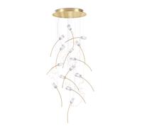 Slamp Tulip 14 Round Pendelleuchte, Messing