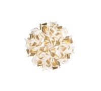 SLAMP Veli Aurea Applique/ Plafonnier Moyen Blanc/Or