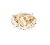 Slamp Veli Aurea Ceiling/Wall Medium Decken-/Wandleuchte, blanc / or