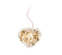 SLAMP Veli Aurea Suspension Grand Blanc/Or Avec Câble Rouge