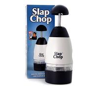 Slap Chop Slicer originale avec des lames en acier inoxydable | Gadget Chopper légumes | Mini Chopper pour les salades | cuisine Accessoires blanc