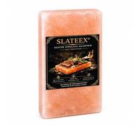 SLATEEX® Plaque de cuisson en pierre de sel de l'Himalaya 20 x 13 x 2,5 cm