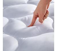 SLEEP ZONE Housse de Matelas matelassée pour lit Simple - Surmatelas Doux et Moelleux avec Poche Profonde de 20,3 à 53,3 cm, lit Double