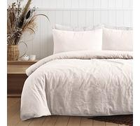 Sleepdown Parure de lit 100% Pur Coton uni avec Housse de Couette et taies d'oreiller - Doux et Facile d'entretien - King Size (230 x 200 cm)