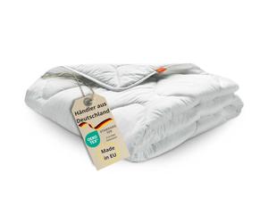 sleepling 190036 Couette Toute l'année Moyenne (Remplissage 840 GR.), 100% Microfibre, 135 x 200 cm, Blanc