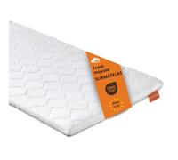 sleepling 194490 surmatelas Ferme en Mousse Froide | Fabriqué en UE | Oekotex 100 | Housse Amovible et Lavable | 90 x 190 x 6 cm, Blanc