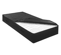 sleepling 194641 Sac de Rangement pour Matelas | Housse de Protection Respirante | Fermeture à glissière | Deux poignées | Made in EU | Anti acariens et poussière | 70 x 140 x 14 cm, Noir
