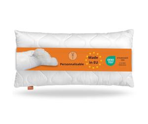 sleepling 197132 Oreiller Extra Ferme | Remplissage 770 GR. | Fabriqué en UE | Lavable jusqu'à 60 degrés | Oekotex 100 | 50 x 75 cm, Blanc