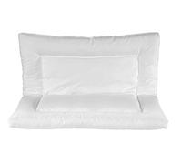 sleepling Coussin plat pour dormeur sur le ventre, 80 x 80 cm | Coussin pliant, coussin de positionnement sur le ventre, coussin multifonctionnel, 80 x 80 cm, coussin de soutien de la nuque