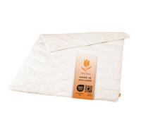 sleepling Couverture d'été en laine vierge - 155 x 220 cm - Couette d'été 100 % coton - Couette d'été 155 x 220 cm - Couverture légère et fine - 100 % mouton Tesselaar - Fabriquée en Hollande