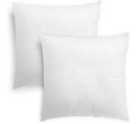 sleepling lot de 2 coussins 50 x 50 cm coussins de garnissage fibres polyester doux et confortables fabriqués dans l'UE