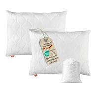 sleepling Lot de 2 Oreillers 70x90 cm, Anti-allergie & Lavable 60 degrés, fabriqué en UE, Oreiller de Sommeil 70 x 90 cm, Coussin Respirant et Doux