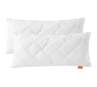 sleepling lot de 2 oreillers Bambou 40 x 80 cm, coton et viscose de bambou, garnissage polyester, OEKO-TEX, fabriqué dans l’UE