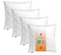 sleepling lot de 4 oreillers Basic 100 60 x 70 cm fibre climatique polyester microfibre réglables lavables 60 °C OEKO-TEX