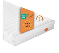 sleepling Matelas Duo 120 x 200 x 13 cm Réversible Mousse froide Made in EU H2/H3 Oeko-Tex 100 blanc