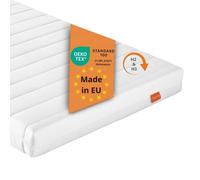 sleepling Matelas Duo 140 x 200 x 11 cm Réversible Mousse froide Made in EU H2/H3 Oeko-Tex 100 blanc