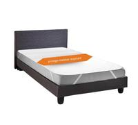 sleepling Protège-matelas en molleton de qualité supérieure 120 x 200 cm en 100 % coton, certifié Oeko-Tex, respirant, élastiques d'angle, fabriqué en Allemagne
