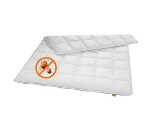 sleepling Sanitized® 197030 Couette antibactérienne et anti-acariens | Couette moyenne toutes saisons (poids de remplissage: 840 g) | Fabriquée en UE | Ökotex 100 | 135 x 200 cm, blanc