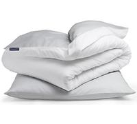 sleepwise Soft Wonder Ensemble de Housses de Couette 1 Personne en Microfibre Oeko-TEX®, Housses de Couette et d'oreiller Lavables en Machine, Respirantes, Antistatiques, Hypoallergéniques, 135x200