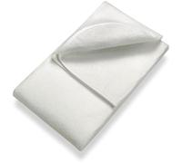 Sleezzz Basic Sous-matelas en feutre aiguilleté respirant à poser sur le sommier à lattes, blanc, protection contre l'abrasion et les taches de moisissure (90 x 190 cm)