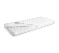 Sleezzz K16 Matelas réversible en mousse à froid, 7 zones de couchage, dureté H2 + H3, housse en microfibre lavable (90 x 190 cm)