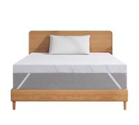 Sleremind Surmatelas 160x200 cm Épaisseur 7,5cm - Mousse à Mémoire de Forme,Housse Amovible Lavable, Design Antidérapant