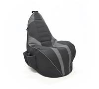 Slevobox Pouf Poire avec Repose-Pieds 70x90x100 cm - Pouf Gaming Enfant et Adulte avec Remplissage - Ergonomique et Similicuir - Bean Bag - Fauteuil Confortable pour Chambre Enfant