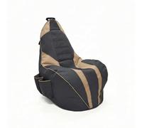 Slevobox Pouf Poire avec Repose-Pieds 70x90x100 cm - Pouf Gaming Enfant et Adulte avec Remplissage - Ergonomique et Similicuir - Bean Bag - Fauteuil Confortable pour Chambre Enfant