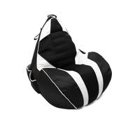 Slevobox Pouf Poire avec Repose-Pieds 70x90x100 cm - Pouf Gaming Enfant et Adulte avec Remplissage - Ergonomique et Similicuir - Bean Bag - Fauteuil Confortable pour Chambre Enfant