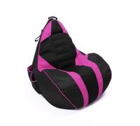 Slevobox Pouf Poire avec Repose-Pieds 70x90x100 cm - Pouf Gaming Enfant et Adulte avec Remplissage - Ergonomique et Similicuir - Bean Bag - Fauteuil Confortable pour Chambre Enfant