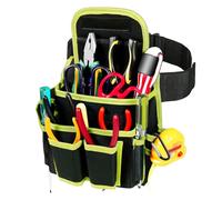 SLIAXINT Ceinture Porte Outil, Ceinture Outils Bricolage,Outillages Bricolage Sacoche Plaquiste Amovible et Réglable Porte Outils Ceinture pour électricien, Charpentier,Construction