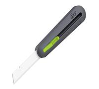 Slice 10560 - Cutter industriel avec retrait automatique de la lame - Poignée robuste en nylon renforcé de fibre de verre - Lame extensible jusqu'à 8,25 cm - Vert