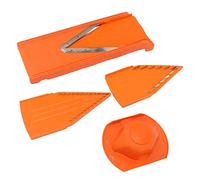 Slicer de Mandoline, Coupeur de Mandoline Slicer Vegetable V Blade Mandoline Food Cutter avec Gardien de Garde Manuel de Légumes pour les Légumes Onion Aime Potate