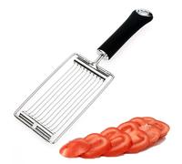 Slicer de tomate Cutter en acier inoxydable Slicer tomate Slicer à main Slicer pour œufs pour œufs durs Slicers manuels pour couper les tomates, concombres, gadgets de cuisine de bananes