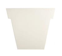 SLIDE vase étroit IL VASO (Blanc H 74,5 - Polyéthylène)