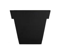 SLIDE vase étroit IL VASO (Noir H 55 cm - Polyéthylène)