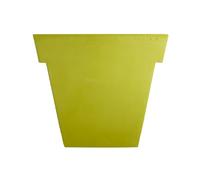 SLIDE vase étroit IL VASO (Vert Lime H 55 - Polyéthylène)