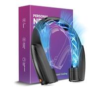 Slientspin 8000 mAh Ventilateur de Cou Portable, 6 Vitesses Ventilateur Cou Climatiseur Rechargeable, Ventilateur de Cou Silencieux Libres Sans Pale pour Bureau Voiture Camping Exterieur