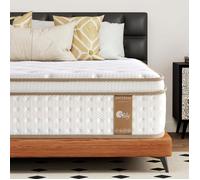 slily Matelas 80x200, 28cm Épaisseur Matelas Hybride de Luxe à Mémoire de Forme et Ressorts Ensachés Indépendants